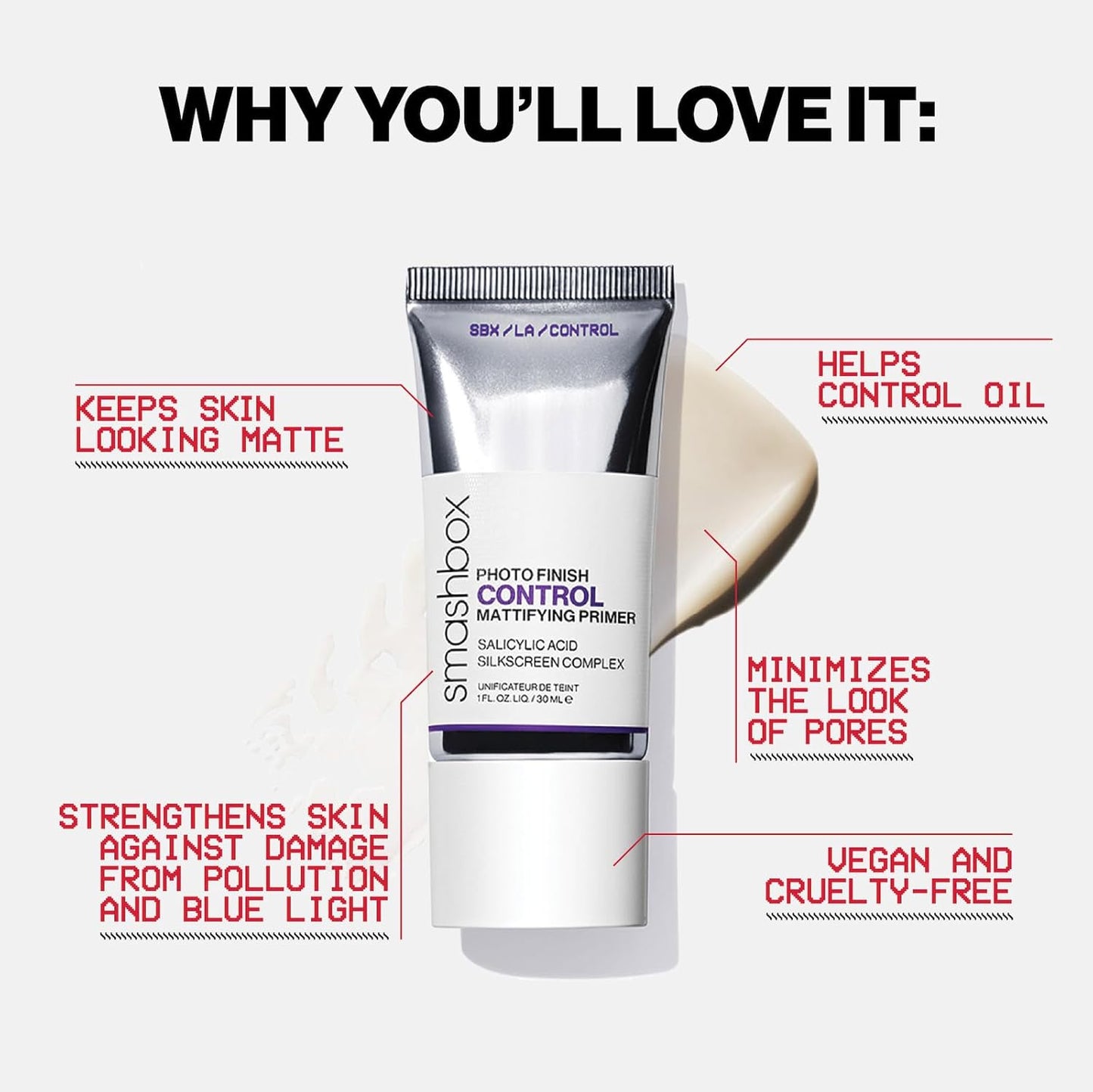 Smashbox Photo Finish Primer Set - Smooth & Blur + Mattifying Control | 0.34 Fl Oz Each