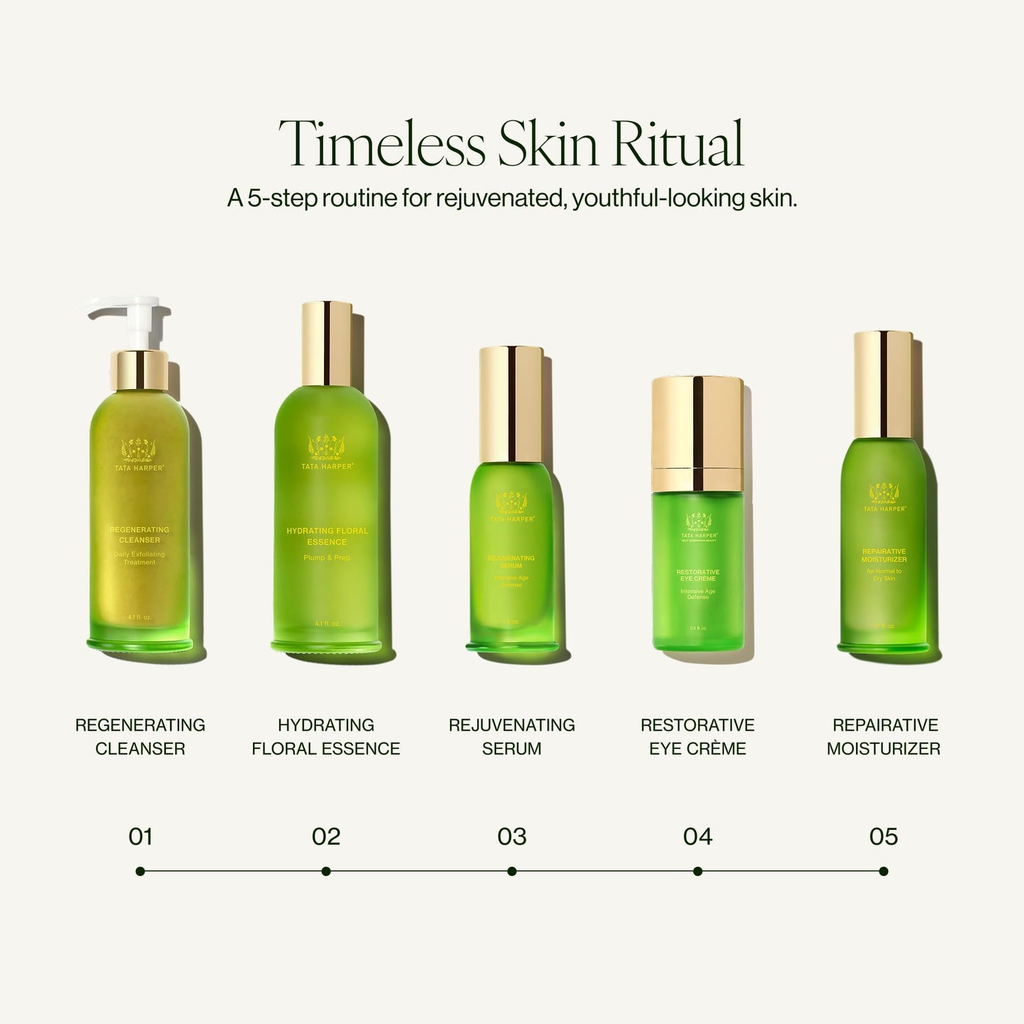 Tata Harper Hydrating Floral Essence, Hyaluronic Acid Mist, Hydrating Face Mist, Natural Skincare, 50ml