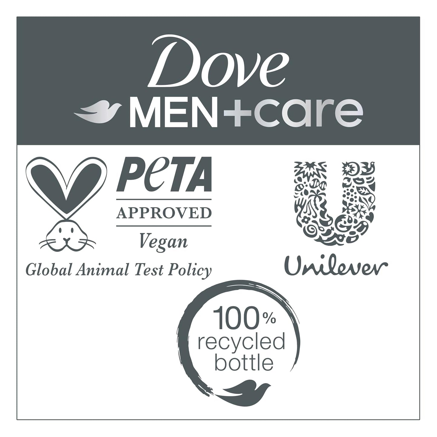 Dove Men + Care Shampoo - Fresh & Clean Hair Refreshing Formula with Menthol | 28 fl oz