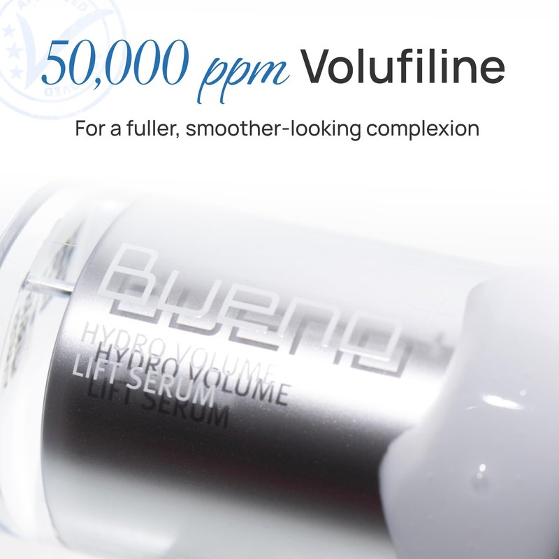 BUENO+ Hydro Volume Lift Serum 1.35oz – 50,000ppm Volufiline for Plumping & 75% Black Truffle for Radiance – 9 Peptides & EGF for Firmness – K-Beauty Serum for Dull, Dehydrated Skin