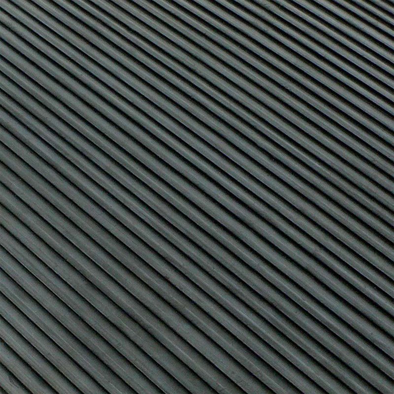 Rubber-Cal 03_167_W_RC_15 Ramp Cleat Non-Slip Outdoor Rubber Floor Mats, 0.13 inch Thick X 3ft X 15ft, Black