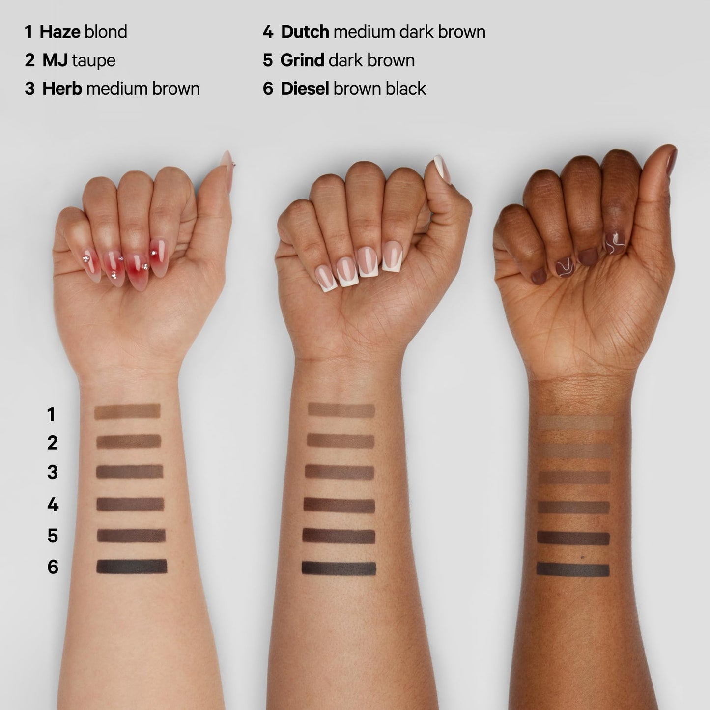Milk Makeup KUSH Brow Shadow Stick – Fills, Shapes + Defines for Softer, Fuller-Looking Brows for Up to 12 Hours – Waterproof, Buildable, Cream-to-Powder Formula – MJ (Taupe), 0.03 oz
