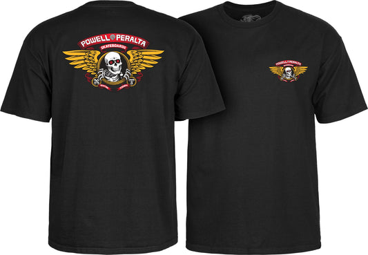 Powell Peralta Winged Ripper T-Shirt, Black, 3XL