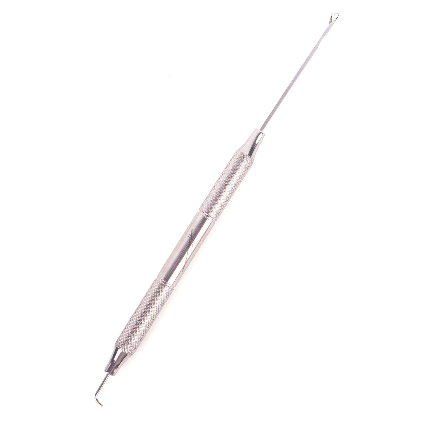 Pro Pulling Needle for I-Tip Hair Extensions - Stainless Steel Threading Tool | Ideal for Tubes & Microbeads (1 Unit)