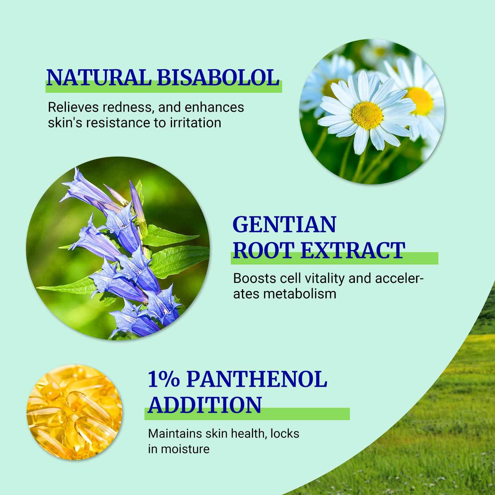 larosanna Soothing Moisturizing Lotion for Sensitive Skin Made in Australia,Skin Care Ideal for Redness and Dryness Relief,Face Moisturizer for Women with Gentian Root Extract,3.55 fl oz