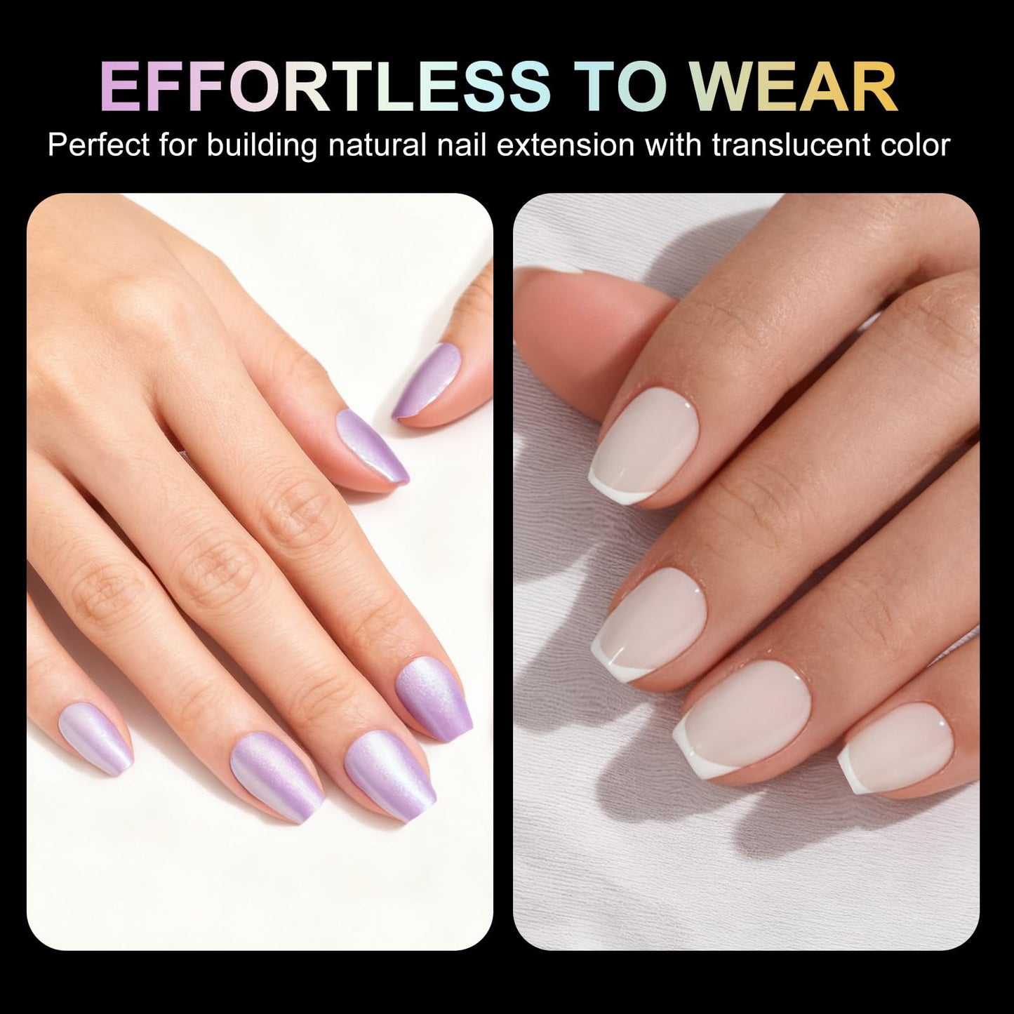 CyyaPeaap Short Coffin Nail Tips, 504Pcs Soft Gel Nails, Half Matte Full Cover False Short Coffin Nail Tips for Nail Extension, Manicure, Home DIY, Salon, 12 Sizes, Pre-Shaped Acrylic Gelly Fake Nail