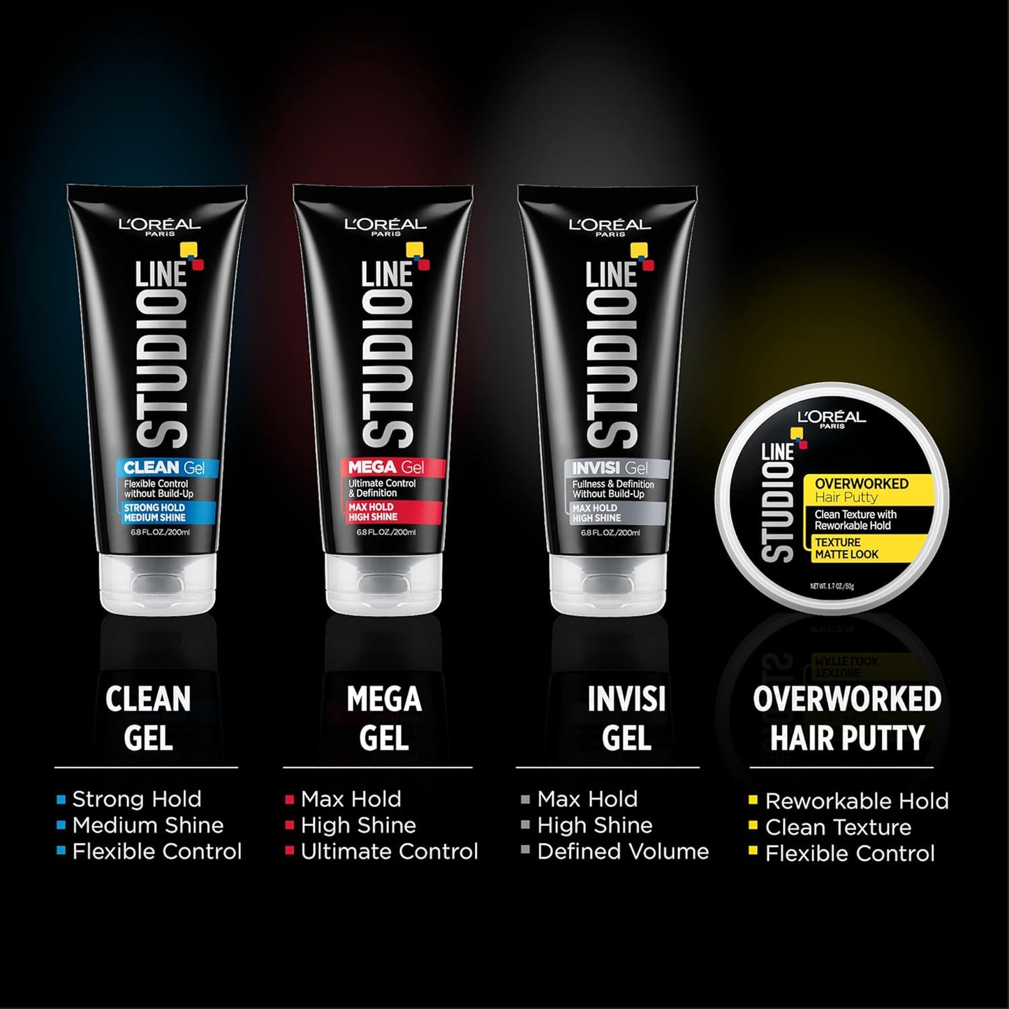 L'Oreal Paris Studio Line Overworked Hair Putty, 1.7 oz.