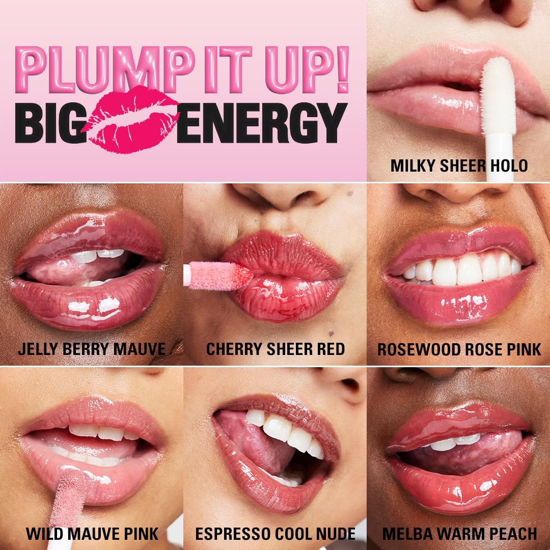 Revolution Pout Bomb Plumping Lip Gloss, Glaze Clear