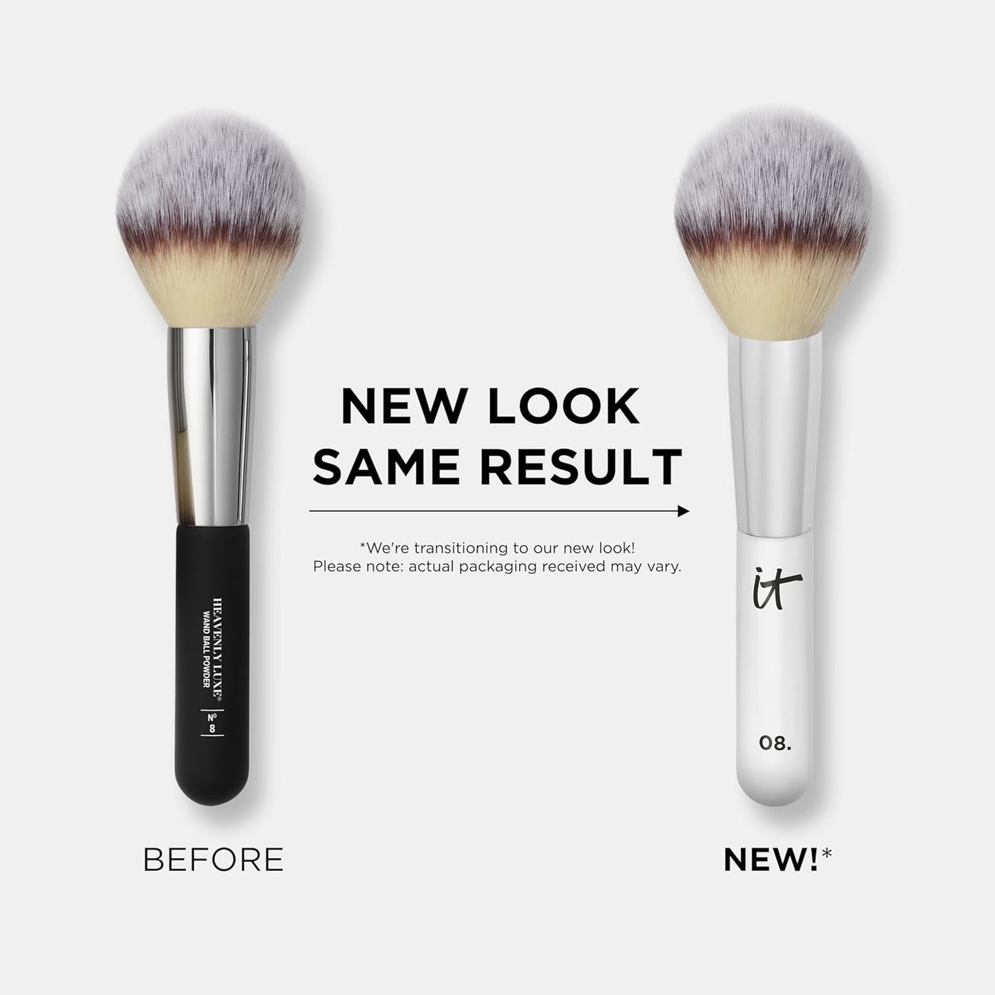 Heavenly Luxe Wand Ball Powder Brush #8 - Flawless Face Powder Application - Soft, Poreless Bristles