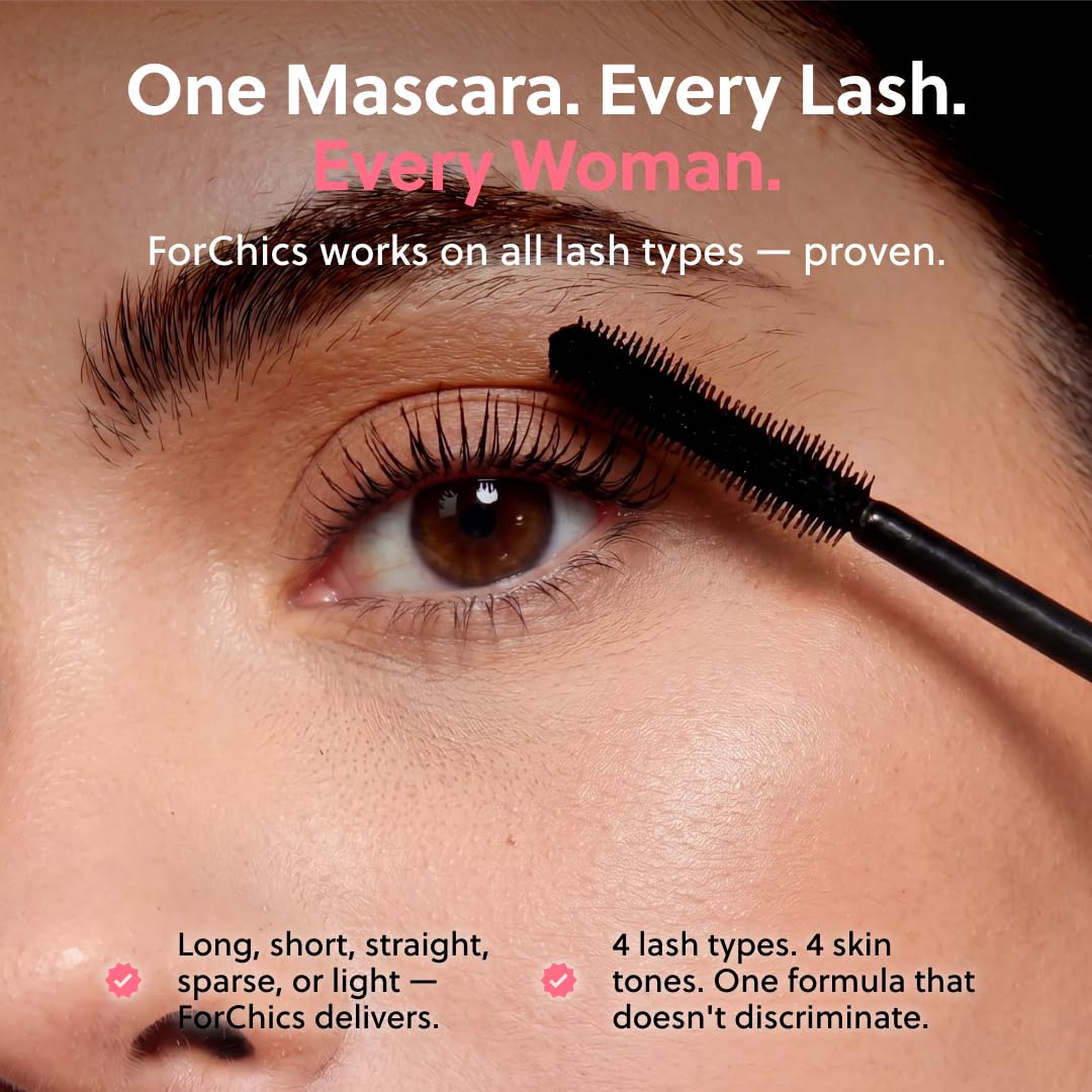 Nourishing Mascara | Growth & Strengthening Formula for Thicker, Healthier Lashes - Volumizing Black Treatment