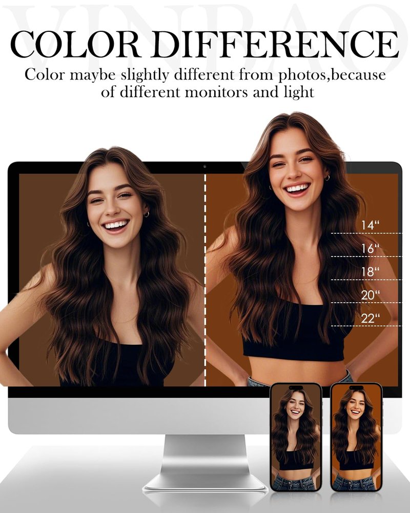 U Tip Hair Extensions - Human Hair Balayage Dark Brown & Caramel Blonde - 14 Inch, 40g, Keratin Fusion #4/27/4