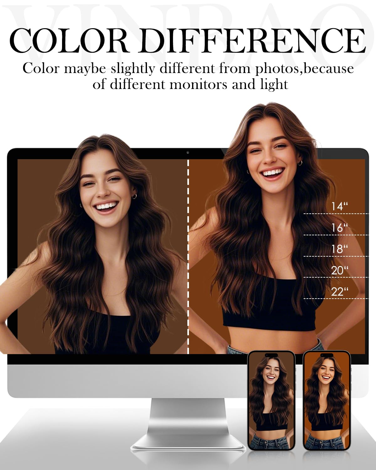 U Tip Hair Extensions - Real Human Hair, Darkest Brown, 14 Inch | Keratin Fusion, 40g, Natural Straight