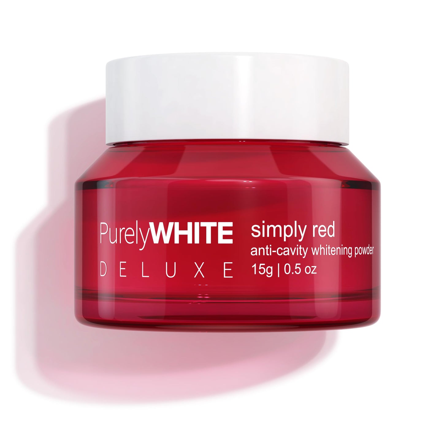 PurelyWHITE DELUXE, Anti-Cavity Whitening Powder - Removes Stains, Flouride-Free, Nano Hydroxyapatite (nHA) Enamel-Safe Toothpaste Whitening Powder for Coffee, Tea, Food, Wine, and Tobacco Stains.
