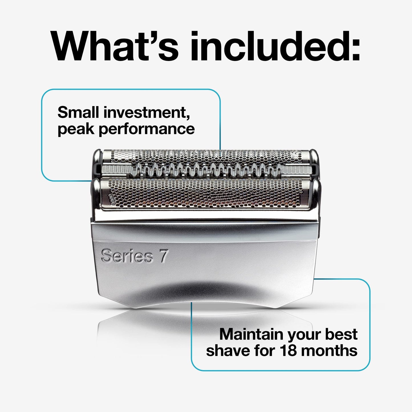 Braun Series 7 70S Electric Shaver Head Replacement Cassette – Silver