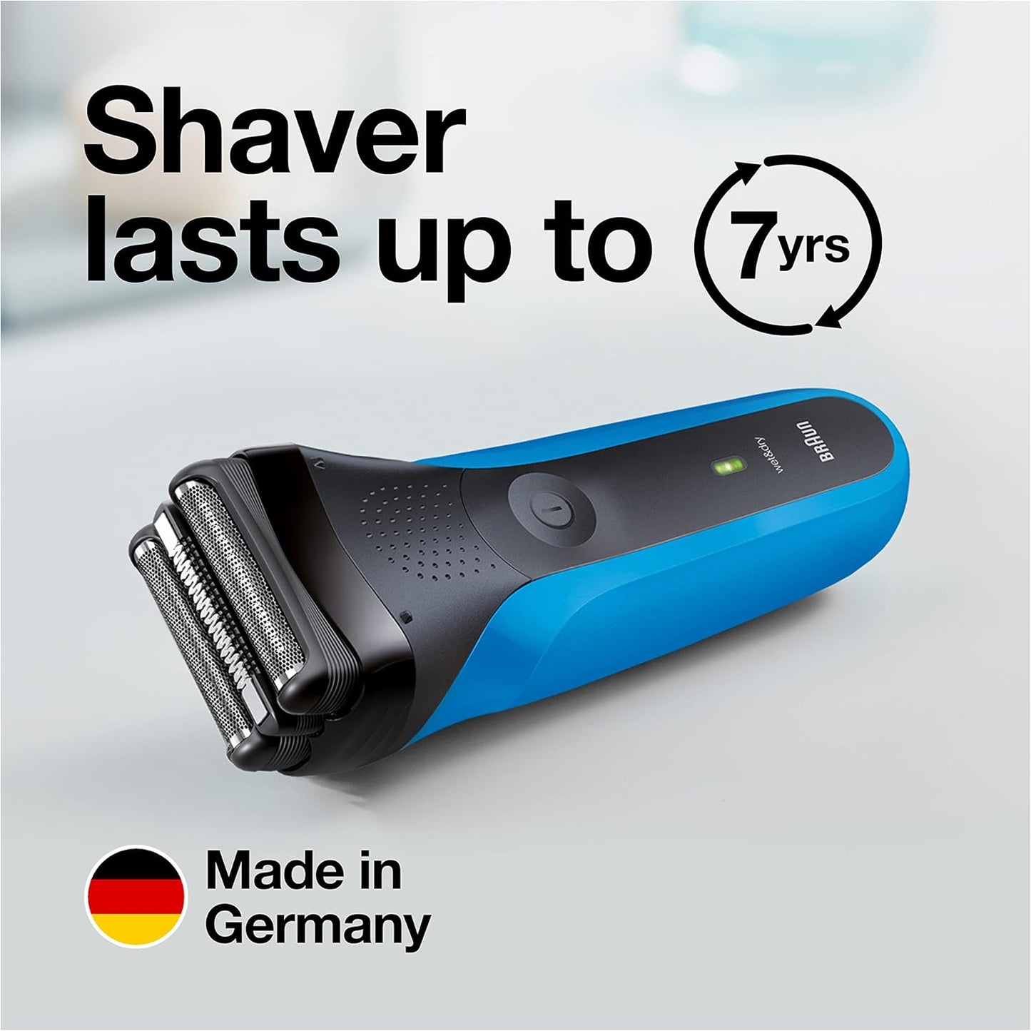 Braun Electric Razor - Series 3 310s Rechargeable Foil Shaver | Wet & Dry Use