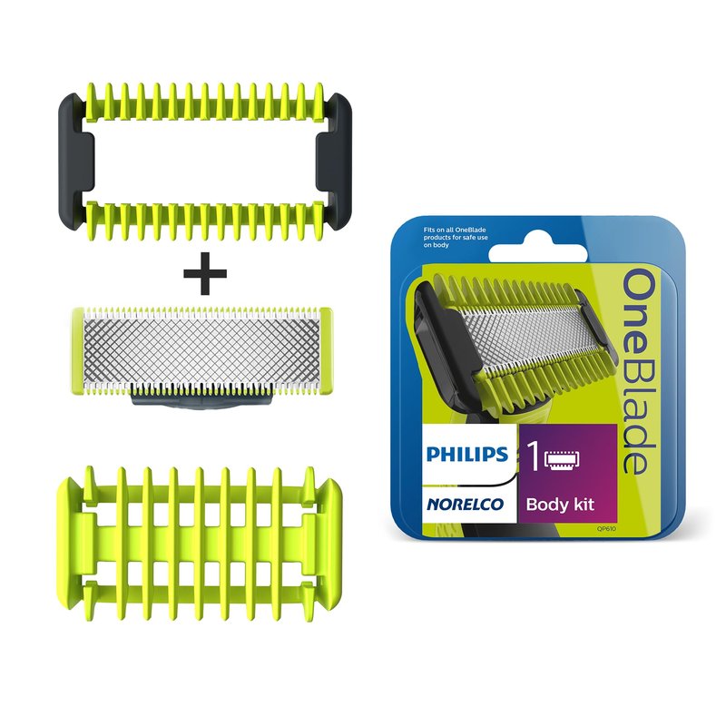 Philips Norelco Genuine OneBlade Replacement Blade Body Kit, QP610/80