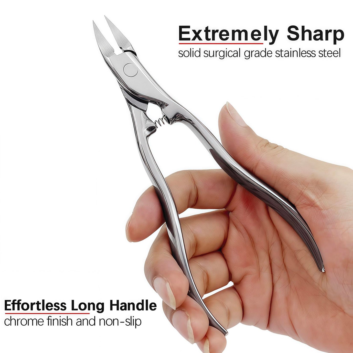 VOGARB 5Pcs Long Handle Toenail Clippers Set