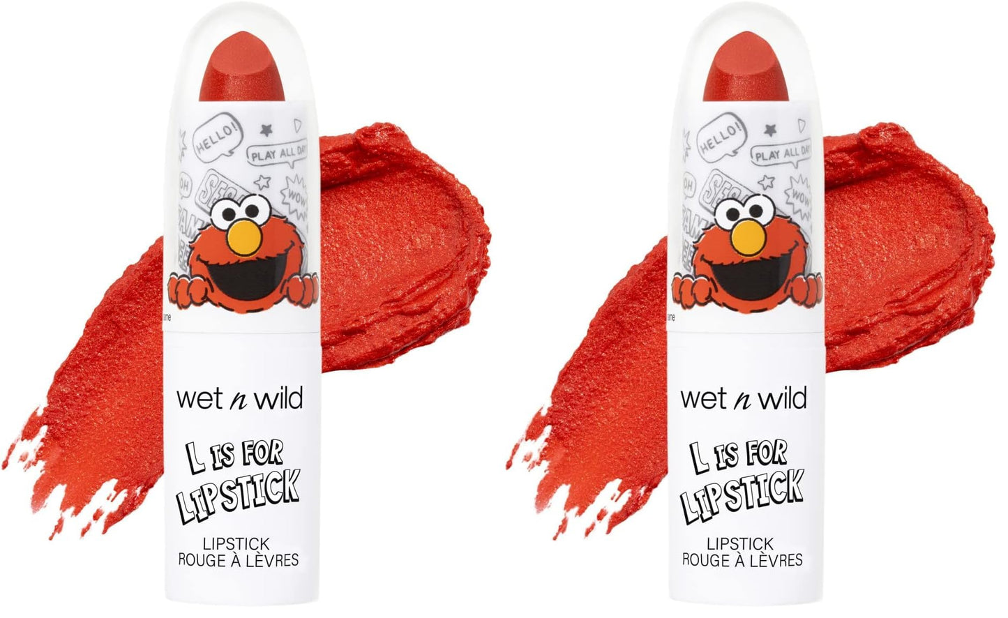 wet n wild x Sesame Street, L Is For Lipstick Giggles (Pack of 2)