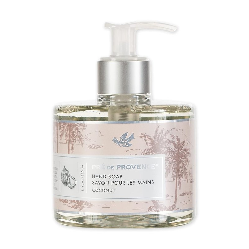Pre de Provence Liquid Hand Soap - Soothing Coconut Formula with Shea Butter & Vitamin E | 11 fl oz