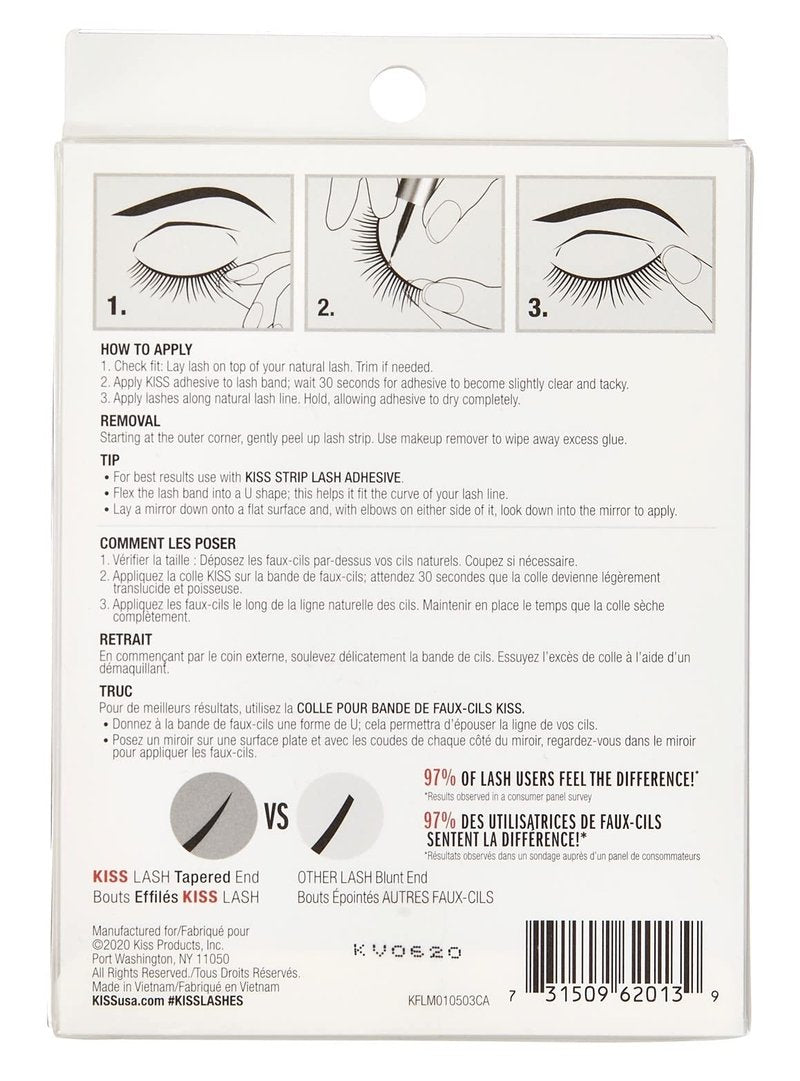 Kiss Looks So Natural Lashes Shy 5 Pairs (Pack of 2)