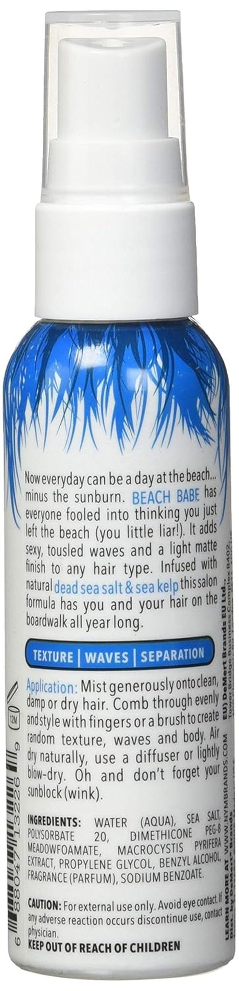 Beach Babe Texturizing Sea Salt Spray - 2 Fl Oz | Effortless Waves & Volume