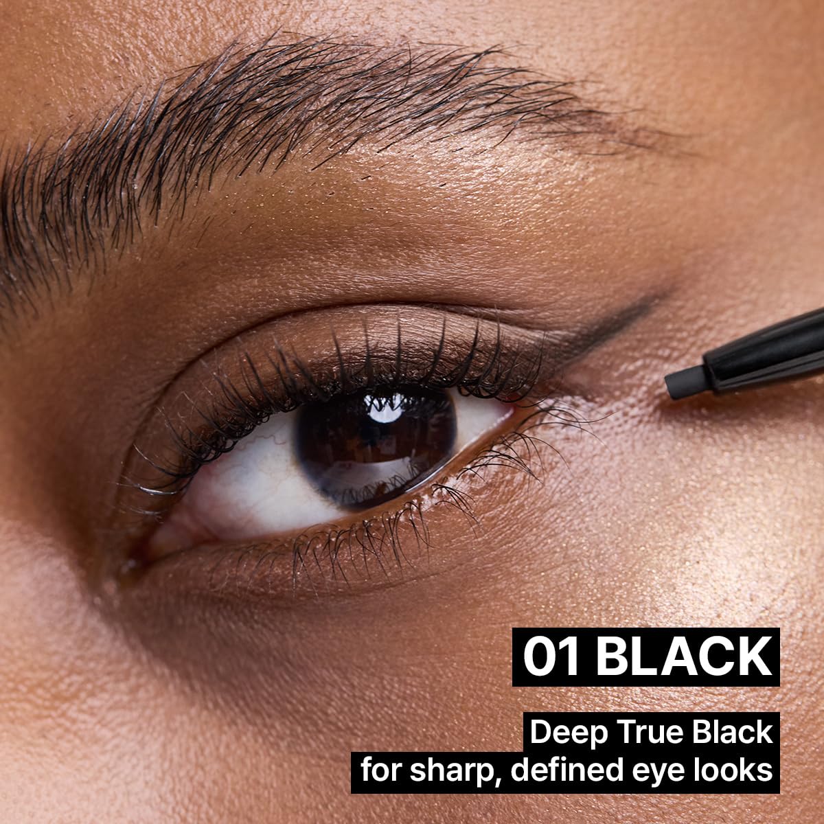 CLIO Sharp So Simple Waterproof Pencil Liner, 2mm Ultra Slim Precision Tip, Smooth Tug Free Glide, Smudge Resistant Long Wear Formula, Clean Eye Definition, Easy Control For Daily Makeup (001 Black)