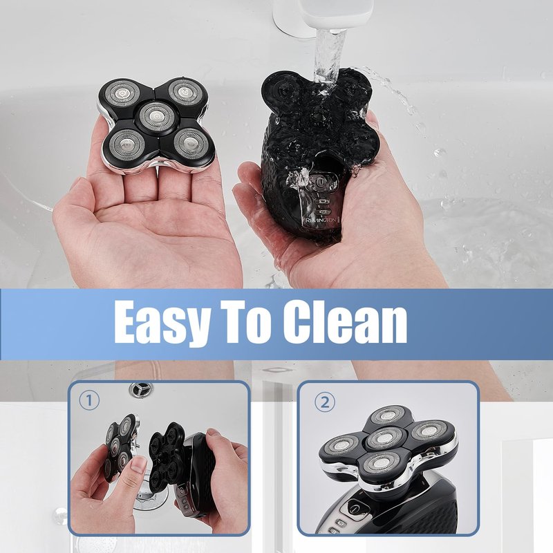 Balder Pro Shaver Replacement Heads - Compatible with Remington XR7000/XR1500/XR1501 | 3-Pack for Bald Men
