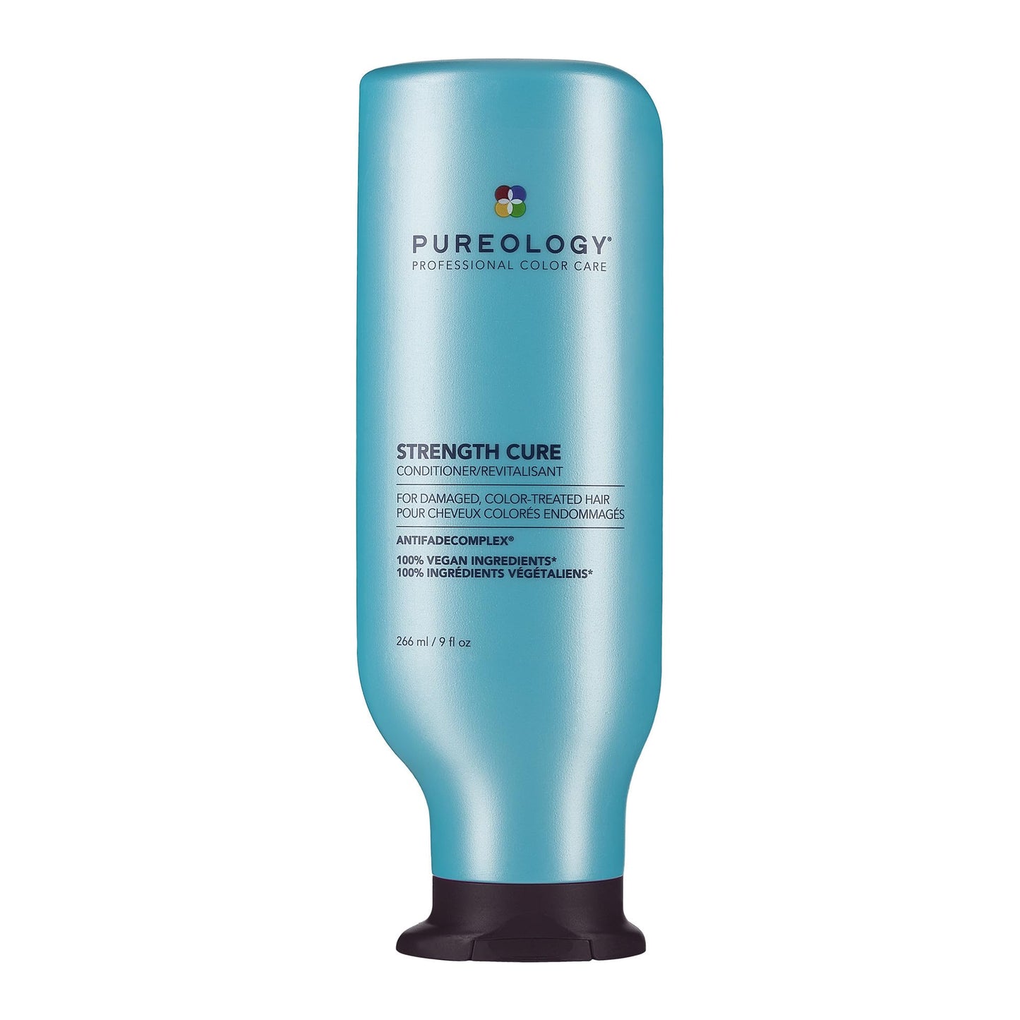Pureology Strength Cure Shampoo - For Damaged or Color Treated Hair, Hair Repair, Reduces Damage & Seals Split Ends, Protects Color Vibrancy, Vegan & Sulfate Free