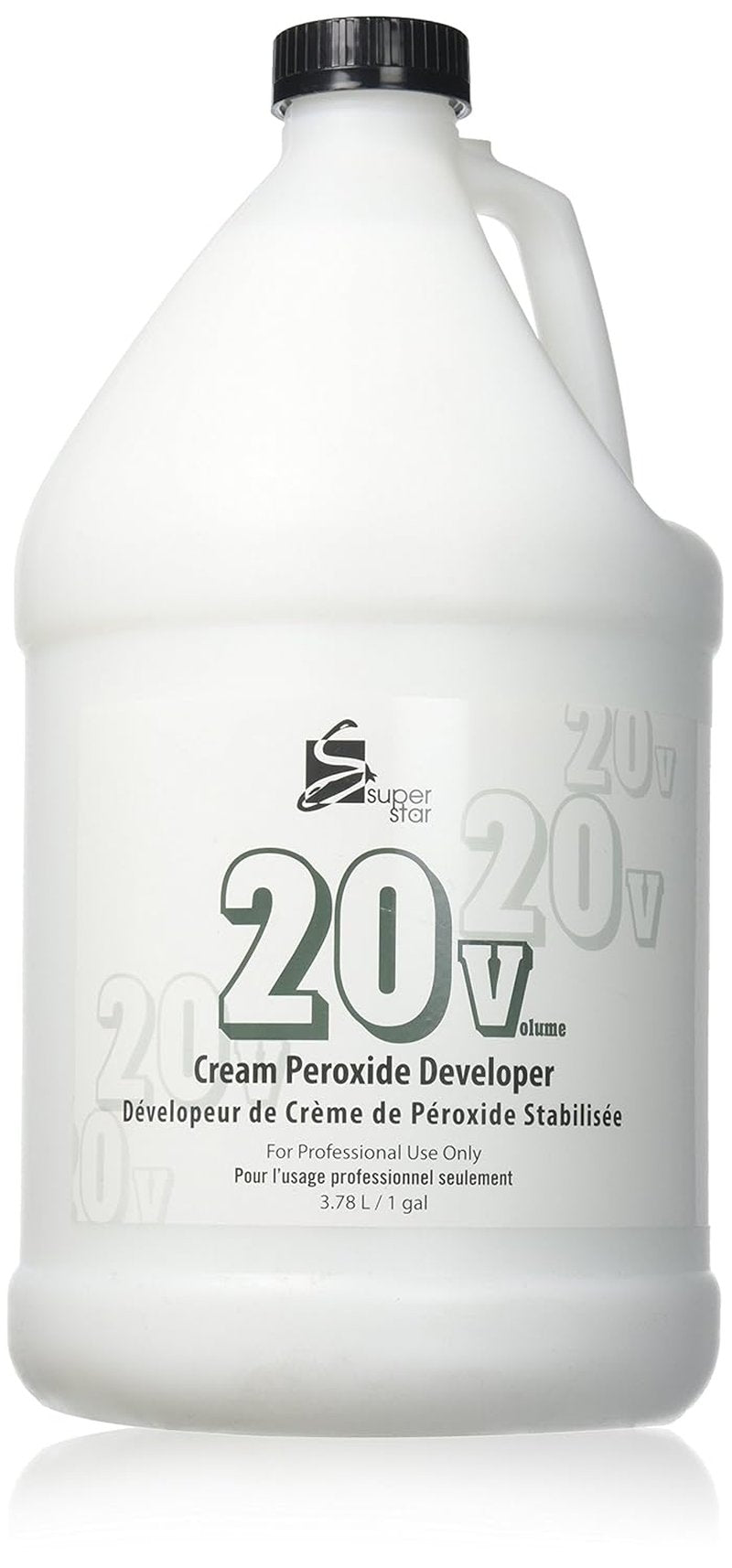 Super Star Cream Peroxide Developer 20V - 1 Gallon Stabilized Formula for Hair Color