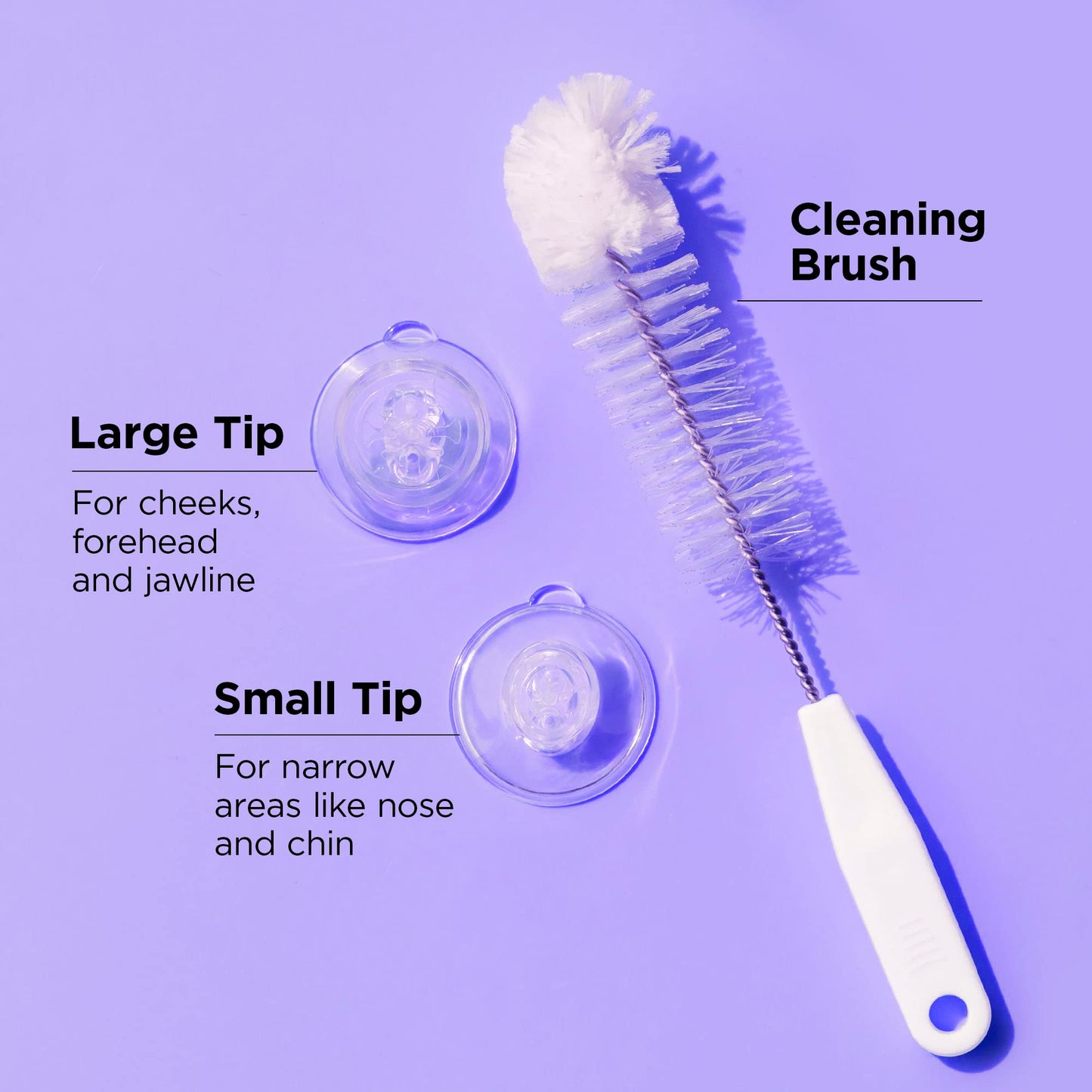 BeautyBio GLOfacial Hydro-Infusion Deep Pore Cleansing + Blue LED Clarifying Tool & Concentrates