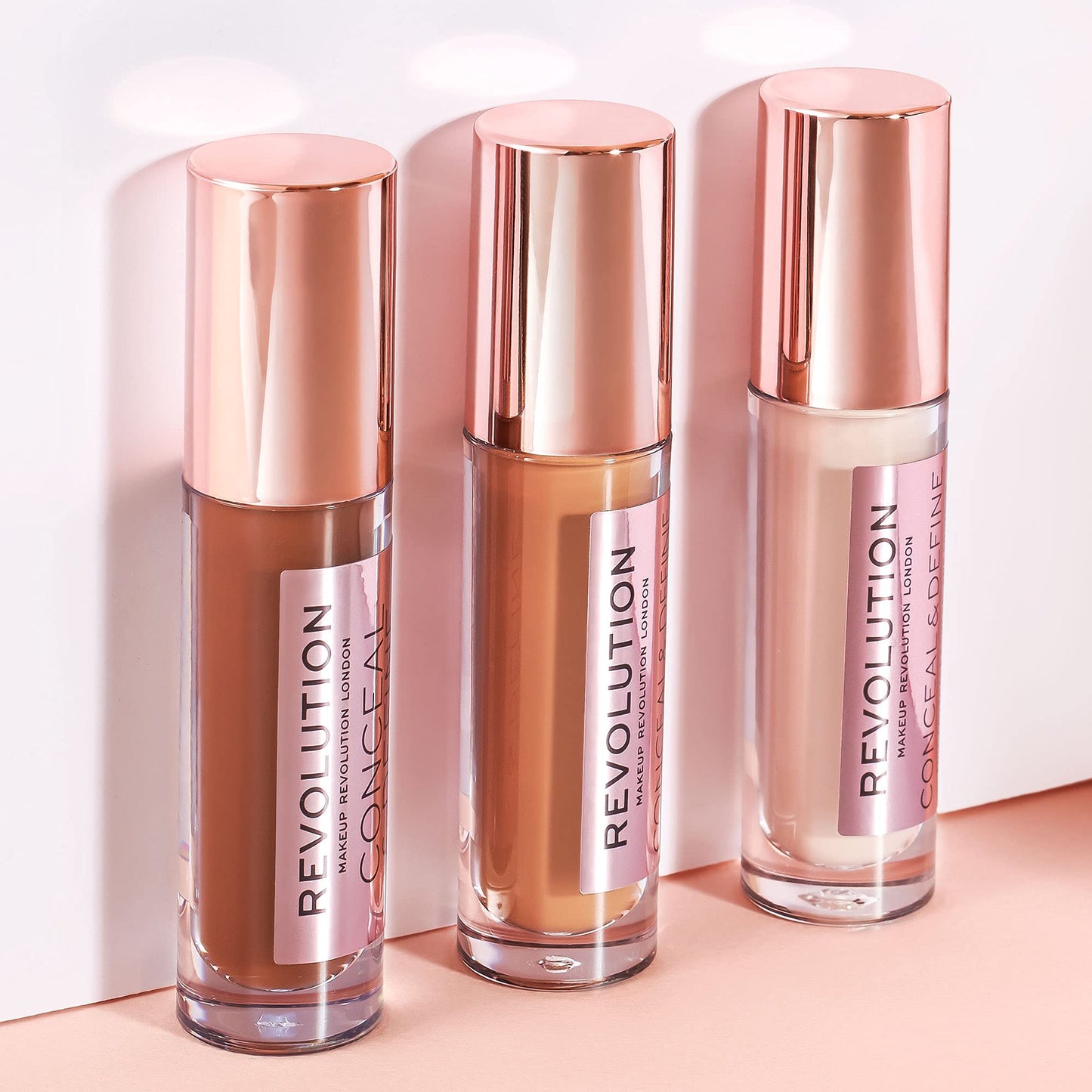 Makeup Revolution Conceal and Define Foundation, Full Coverage & Matte Finish, F9.2 for Medium Skin Tones, Vegan & Cruelty-Free, 0.7 Fl Oz