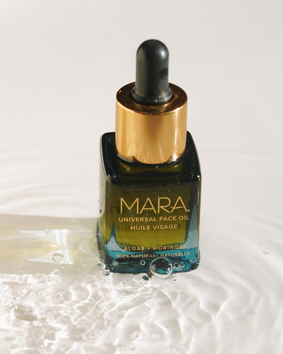 Universal Face Oil - Hydrating Anti-Aging Formula with Algae & Moringa | Glow-Boosting 0.5 oz (15 ml)