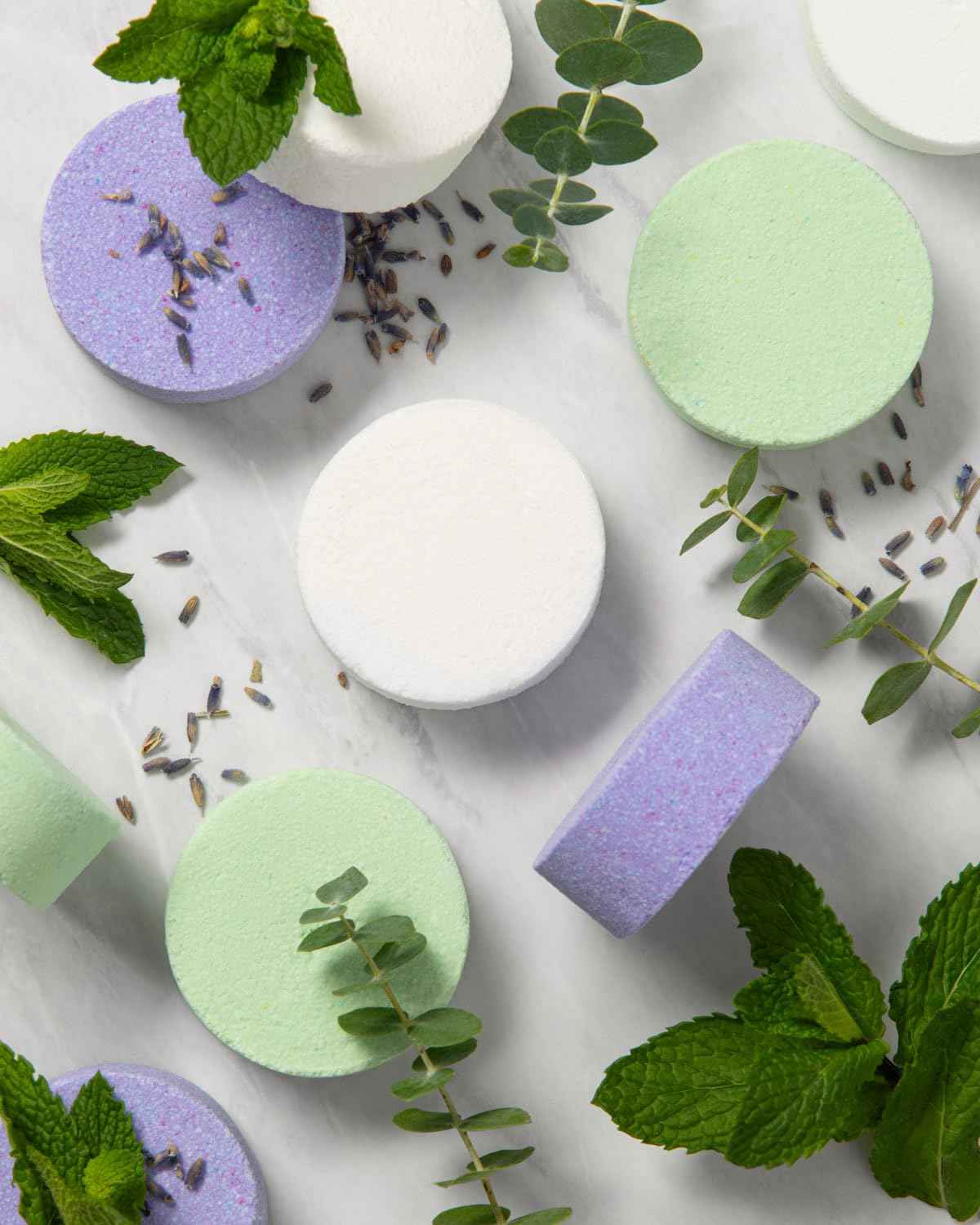 Lifearound2angels Therapeutic Shower Steamer 12 Pack Made in USA Stress Relief Lavender Shower Vapor Shower Bomb Tablets Self Care Relaxation Gifts for Women Spa Christmas Gifts Stocking Stuffer