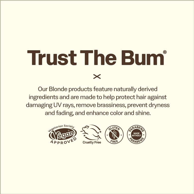 Sun Bum Blonde Hair Lightener - Vegan, Paraben, Gluten and Cruelty-Free Color Enhancing Brightener for Blondes, 2 Pack