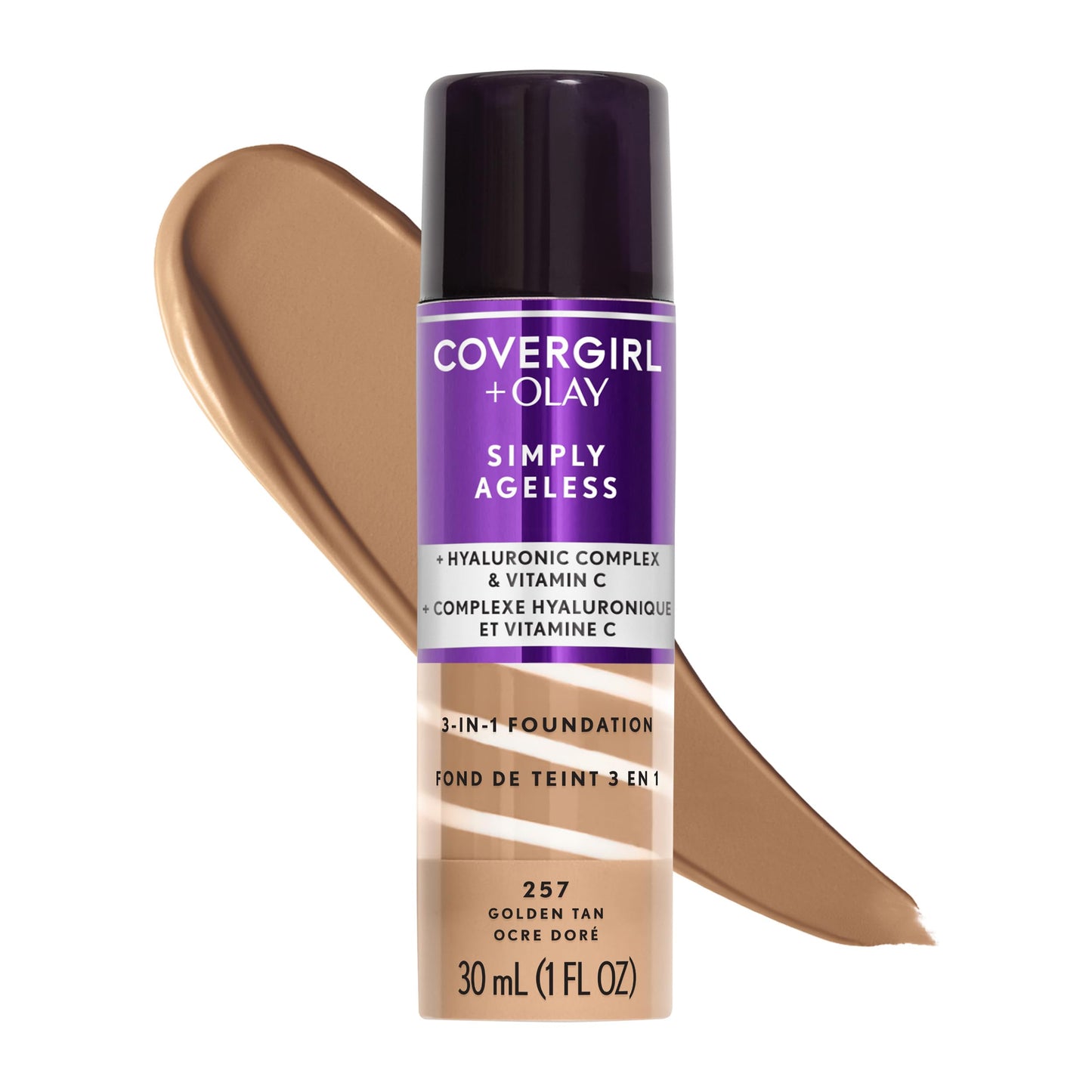 COVERGIRL Simply Ageless 3-in-1 Foundation - 257 Golden Tan