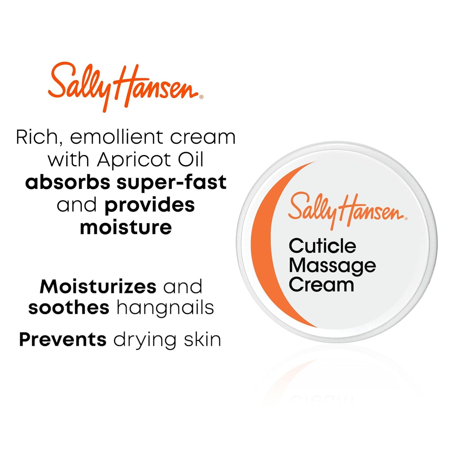 Sally Hansen Cuticle Massage Cream™, Cuticle Care, Nourish and Condition Dry Nails and Cuticles