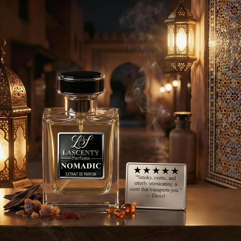 Ombre Nomade Inspired Perfume - Long-Lasting Smoky Oud Amber Rose Scent | 50ml Unisex Fragrance