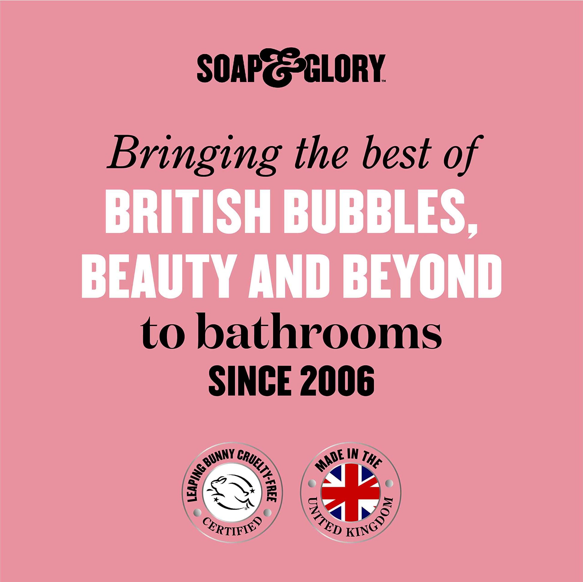 Soap & Glory Original Pink Clean On Me Body Wash - Hydrating Shower Soap & Skin Cleanser with Built In Body Lotion for Hydration - Bergamot & Rose Scented Moisturizing Body Wash (500 ml, 2 pack)