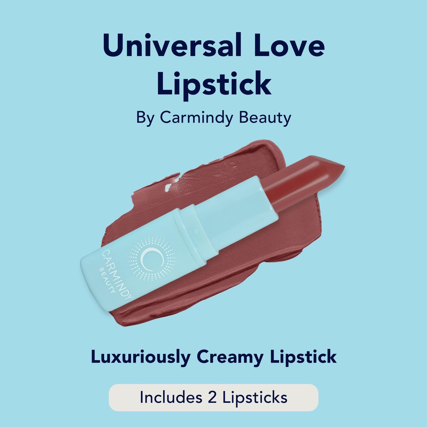 Carmindy Beauty - Universal Love Lipstick Coco Berry - 2 Pack
