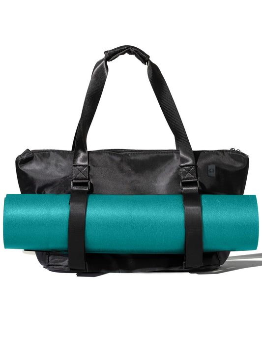 WARRIOR2 Yoga Mat Carrier - Expandable, Built-In Mat Straps, Water & Shock Resistant Laptop Pocket. Yoga Travel Bag with Luggage Sleeve, Gym Bags For Men & Women, Large Tote
