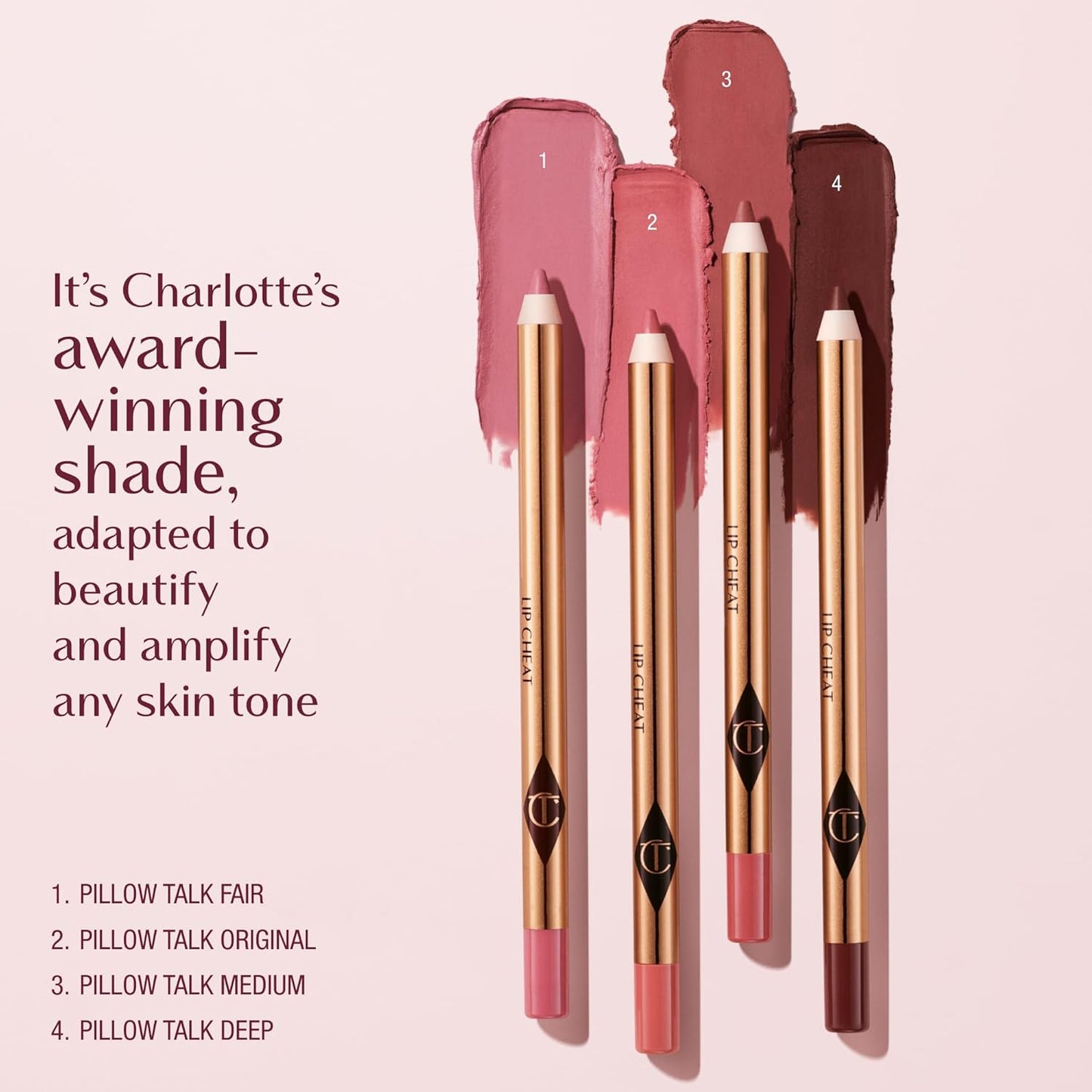 Charlotte Tilbury Lip Cheat Liner - Define Your Lips with Jojoba Oil & Hyaluronic Acid - Waterproof & Smudge-Proof