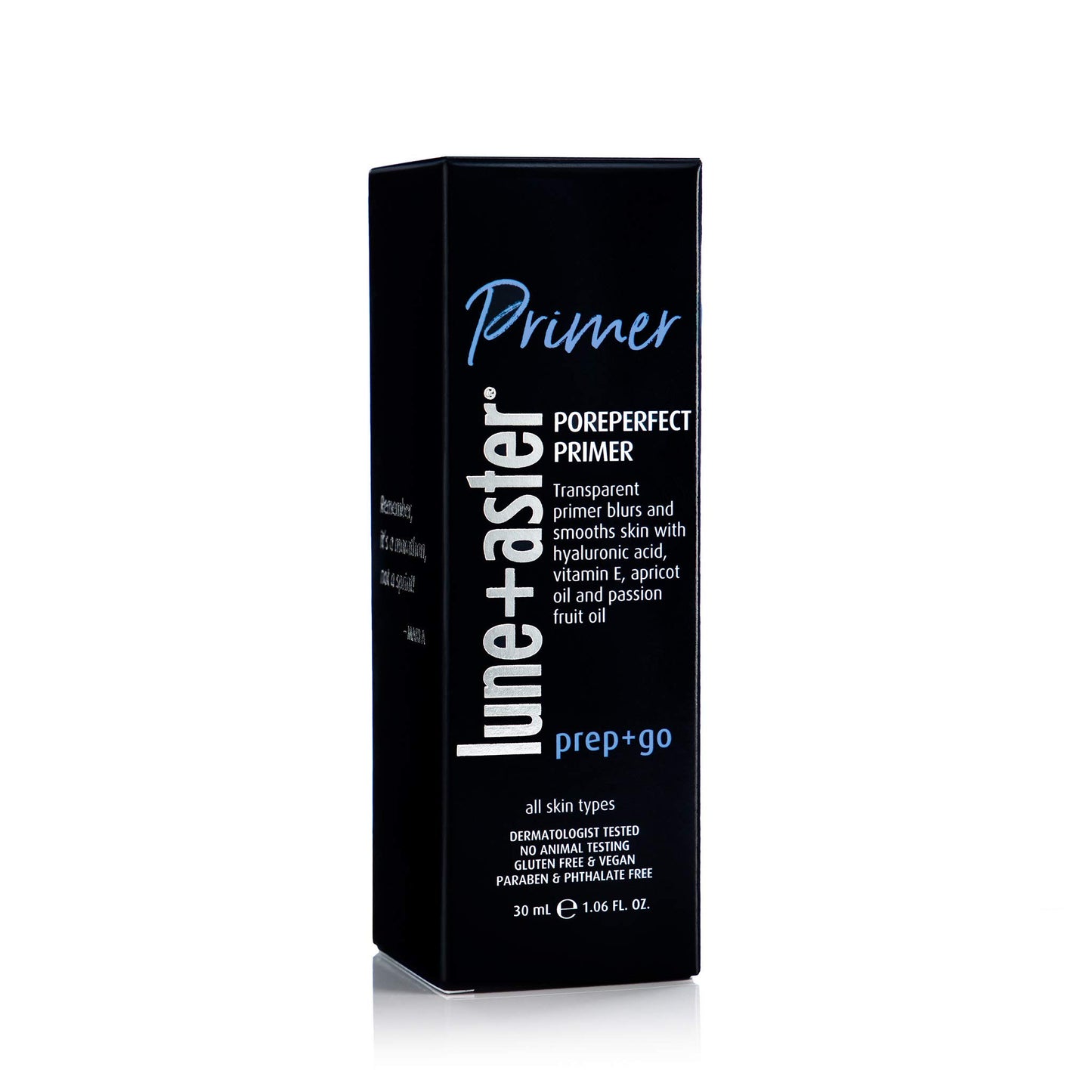 Lune+Aster PorePerfect Primer - Blurs and diffuses the appearance of pores, fine lines and wrinkles, while providing a gentle mattifying, yet radiant "filtered" effect