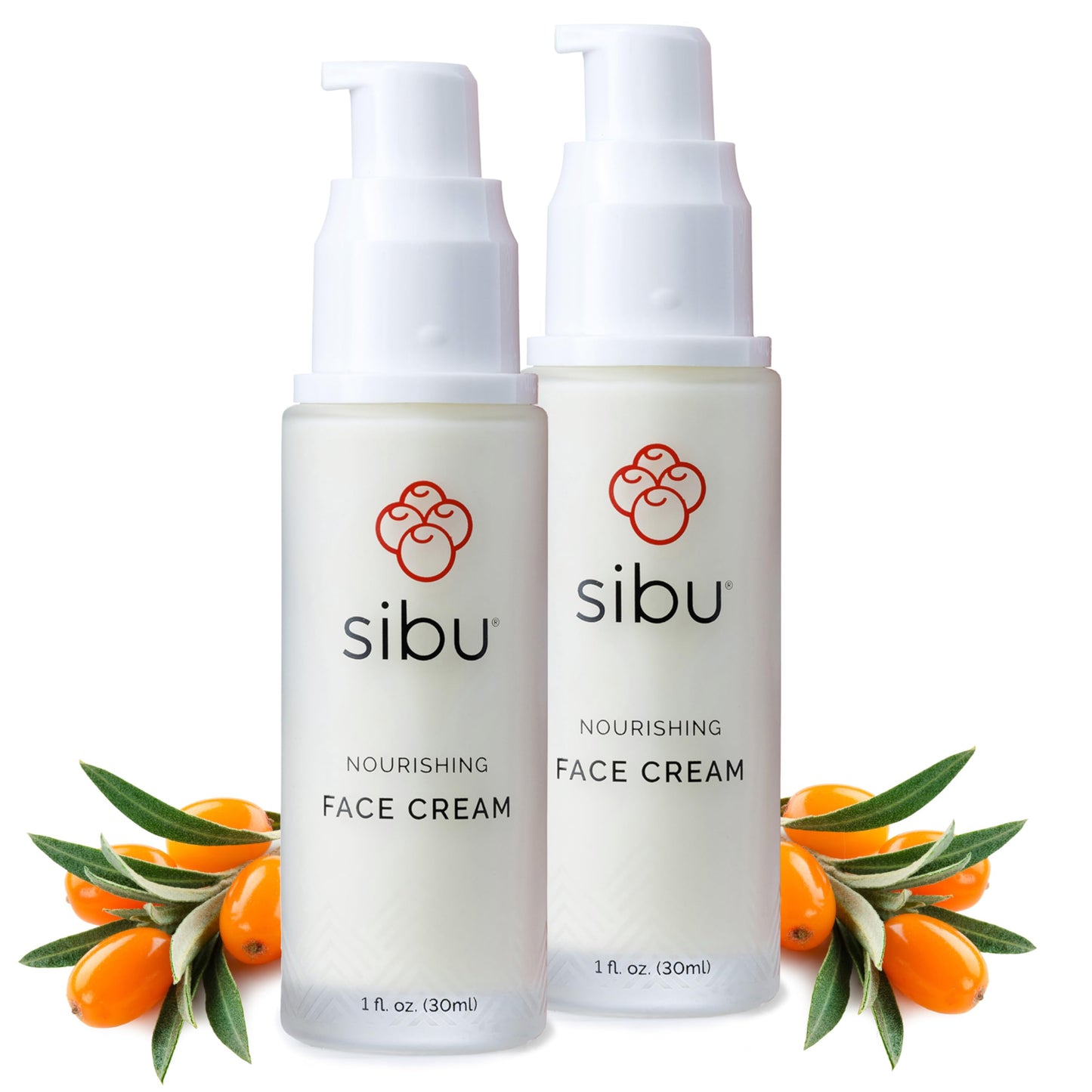 sibu Sea Buckthorn Nourishing Face Cream, 1oz (2-Pack)