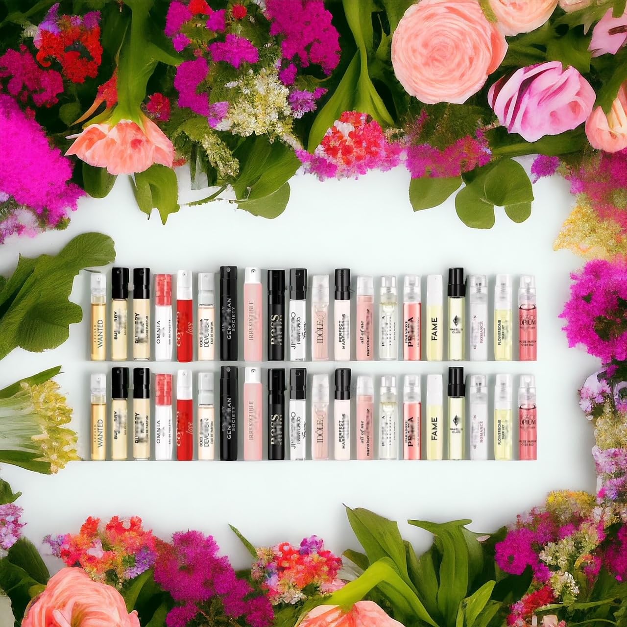 In1mart 10 Piece Designer Fragrance Samples, Women's Designer Fragrance Sampler Collection, Luxury High-End Perfume Vials for Women,