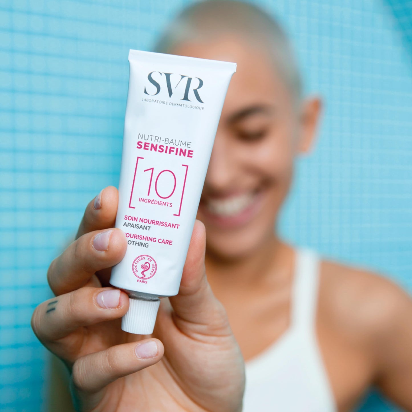 SVR - Sensifine Nutri-Balm - Soothing Moisturizer for Sensitive & Ultra-Sensitive Skin Relief - Face Cream - 24-Hour Hydration - for Hypoallergenic Use - 95% Naturally-Derived Ingredients - 1.3 fl.oz