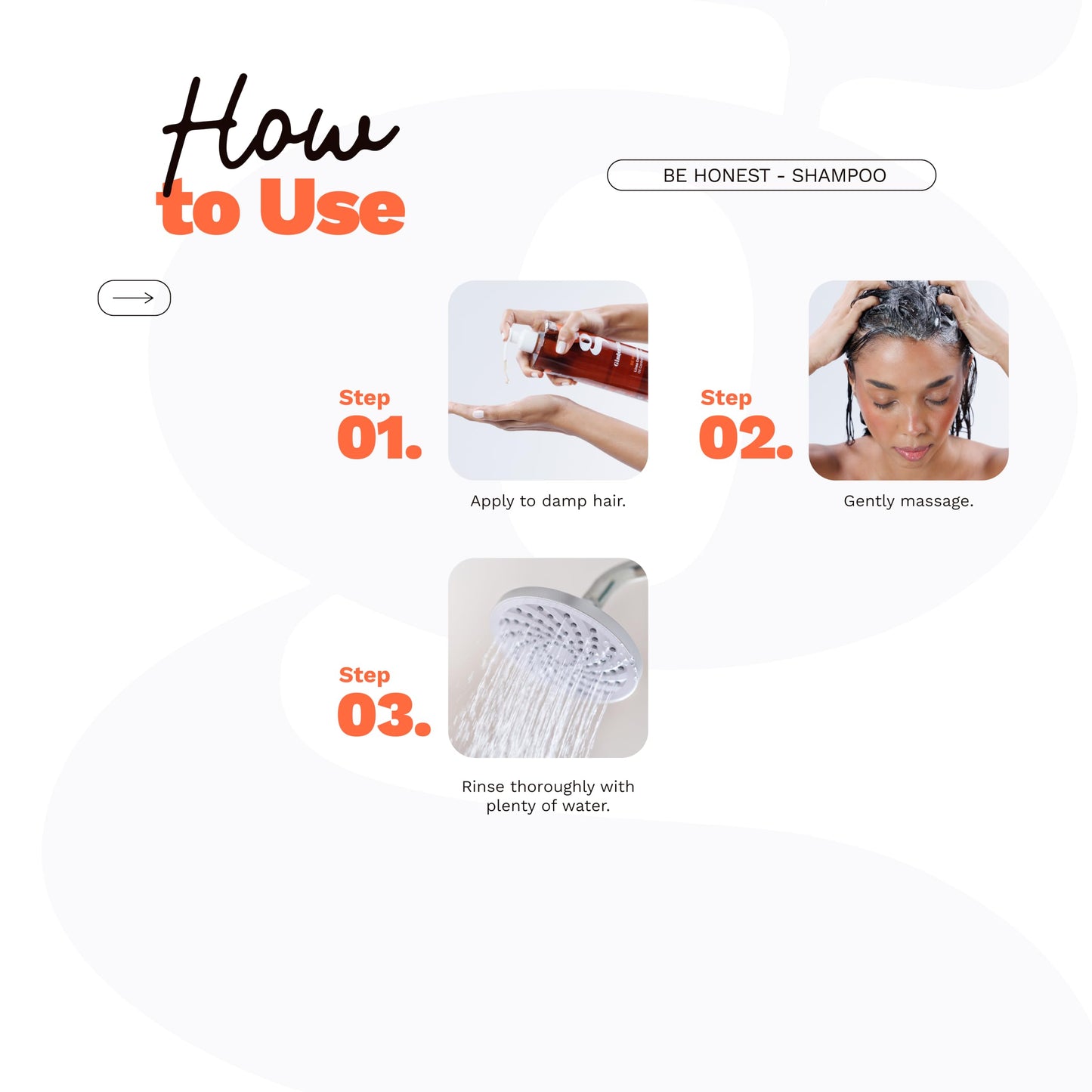 GINGER MILK - Daily use shampoo for all hair types. Controls hair loss and stimulates hair growth with a potent ginger-based formula | 16oz | Be Honest