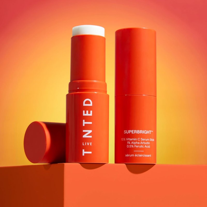 Live Tinted Superbright Vitamin C Face Serum Stick - Brightens Uneven Skin Tone & Targets Fine Lines | 0.5 oz / 15g