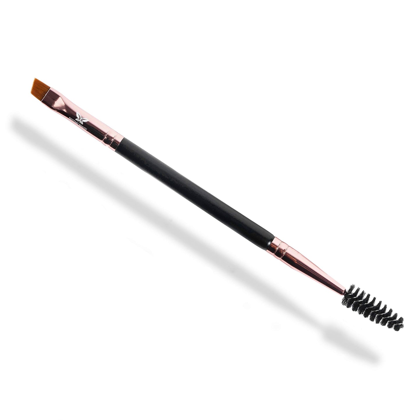 Dual-Ended Eyebrow & Lash Tint Brush – Angled Tip with Spoolie Comb for Henna by Existing Beauty