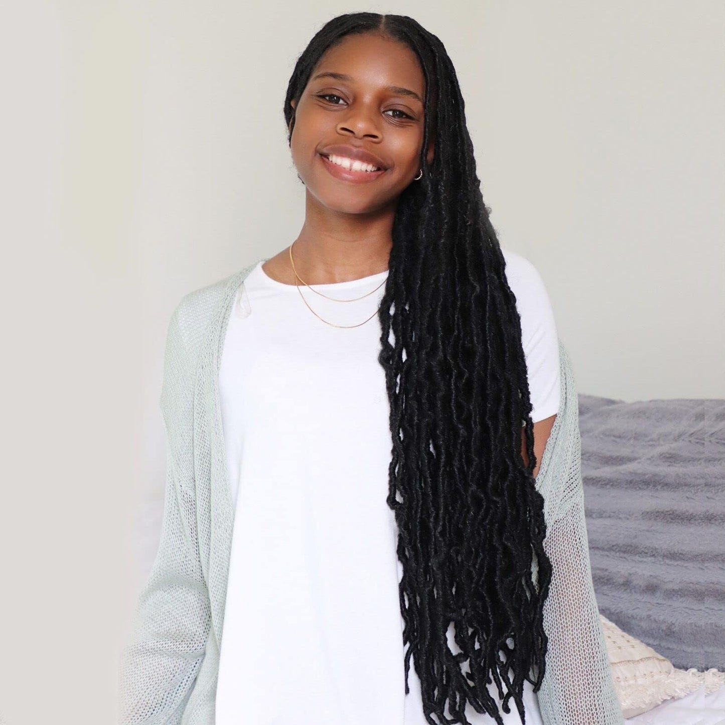 ToyoTress Marley Twist Braiding Hair - 28 Inch 6 Packs Super Long Marley Hair For Faux Locs, Afro Kinky Curly Crochet Braids Synthetic Braiding Hair Extensions (28 Inch, 1B-6P)
