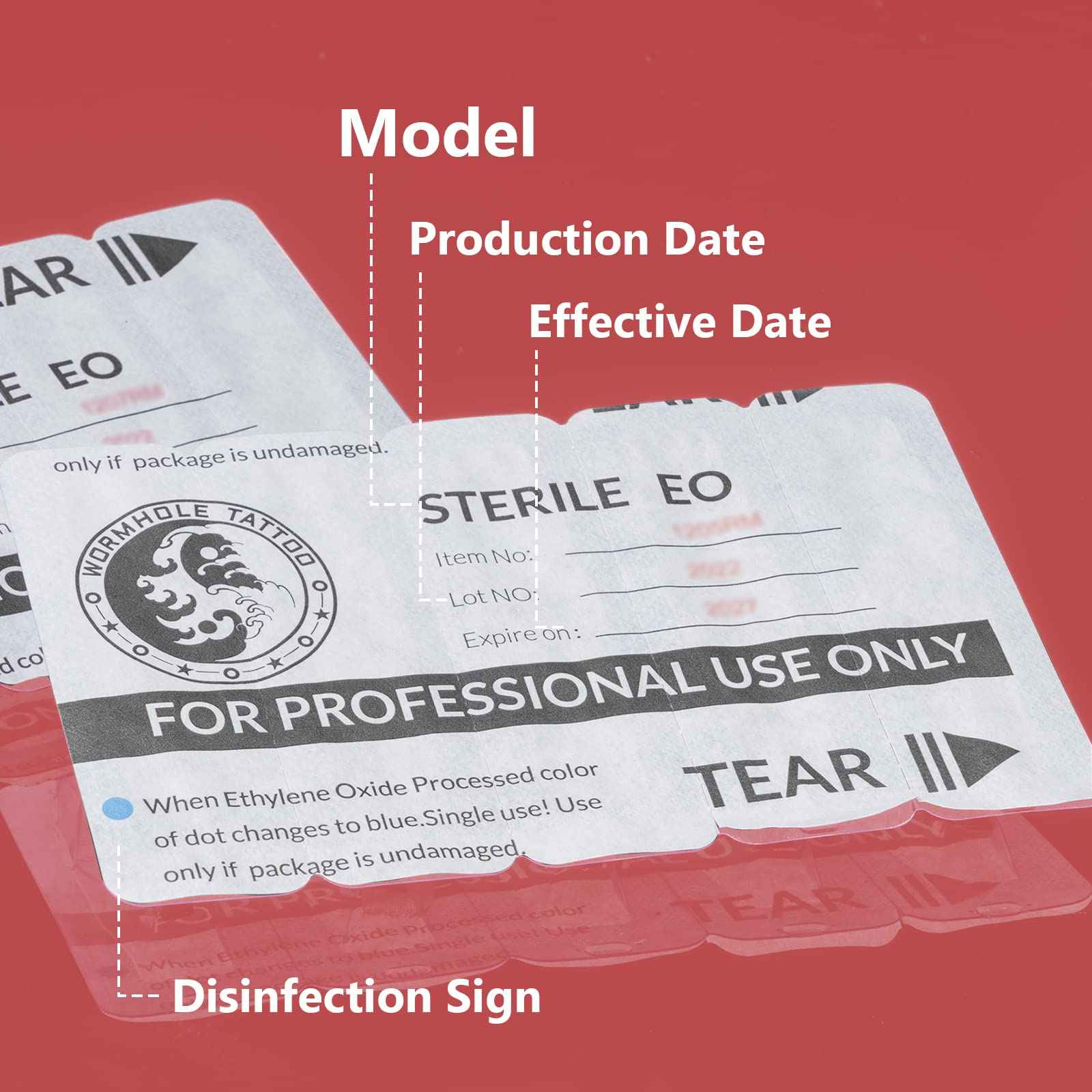 Wormhole Tattoo Cartridge Needles Long Taper 50pcs Assorted Disposable Tattoo Needle Cartridges Mixed 5RL 7RL 9RL 5RS 7RS 9RS 15M1 21M1 15RM 21RM Round Liner Shader Magnum Round Magnum